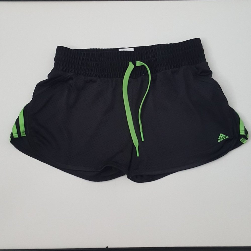 Women's  ADIDAS Juniors Athletic Shorts Size L Black.